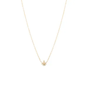 14k diamond itty bitty mary jane necklace