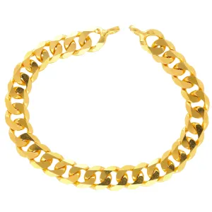 22K Yellow Gold Cuban Link Bracelet (49.1gm)