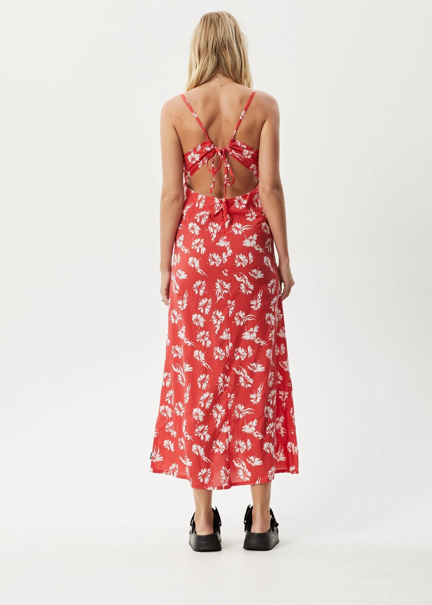 AFENDS Womens Hibiscus - Maxi Dress - Hibiscus