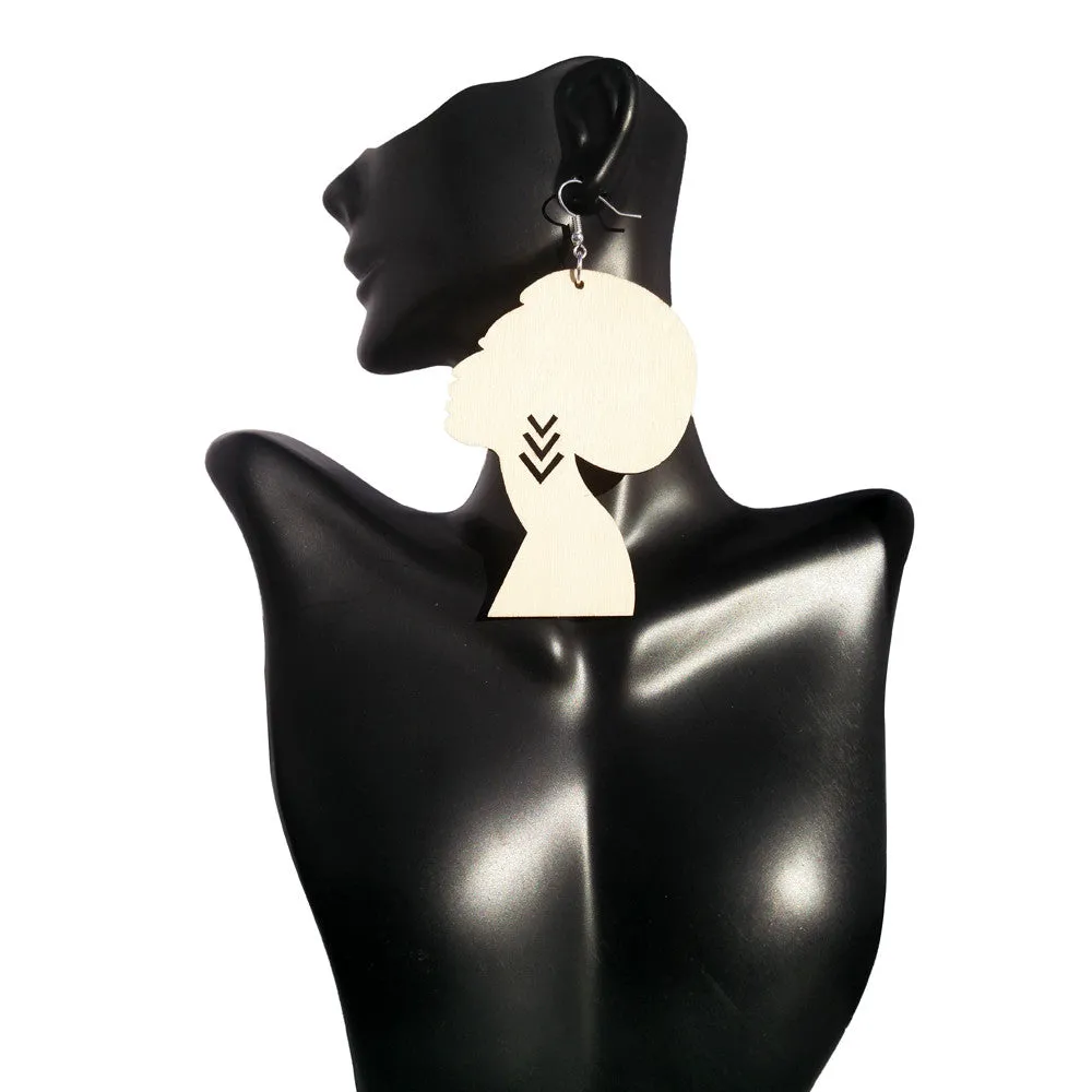 Afro Silhouette Earrings | Natural hair earrings | Afrocentric earrings | jewelry | accessories