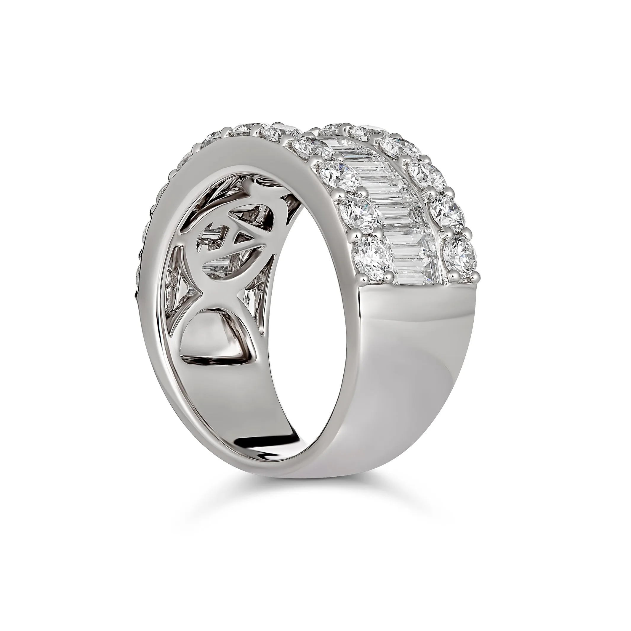 Artisan Valley Diamond Ring | White Gold