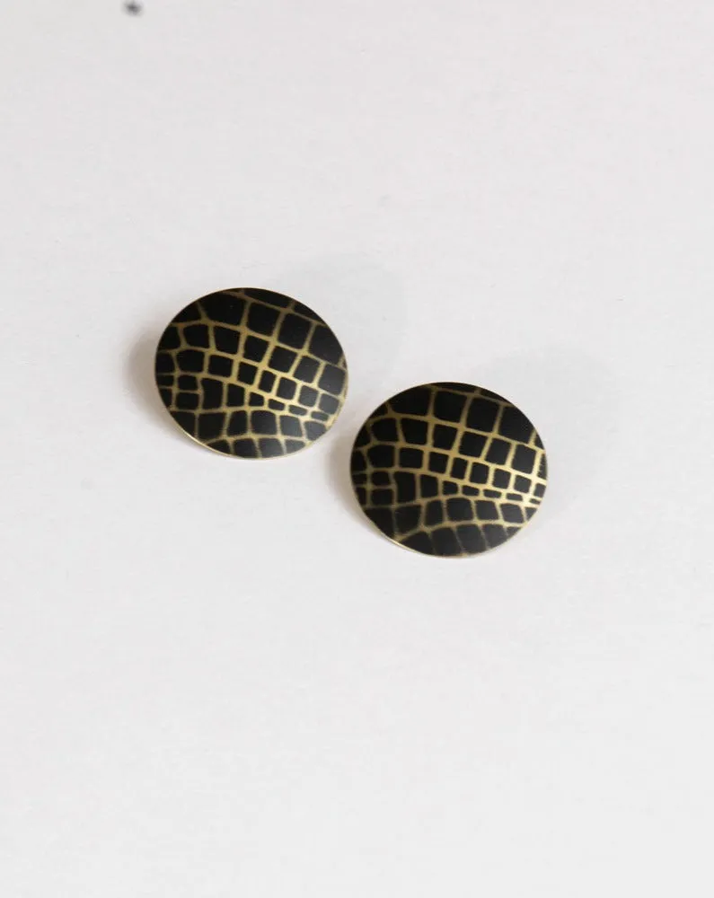 Aviana Black Earrings