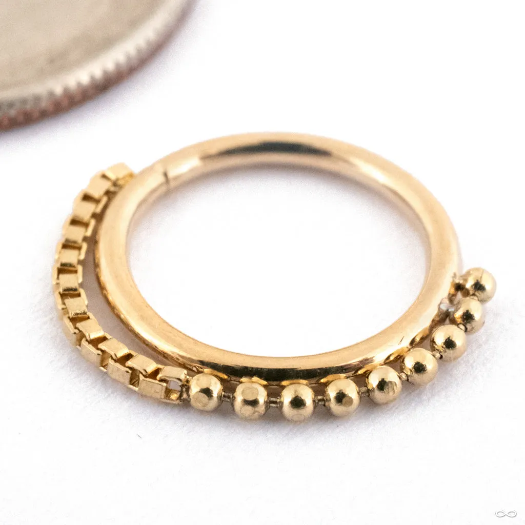 Bada Seam Ring in Gold from Pupil Hall