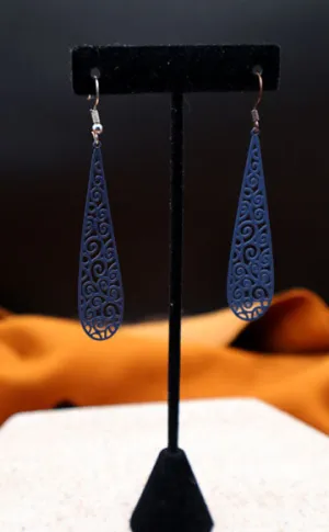 Blue Earrings by Cindy & Mandy George