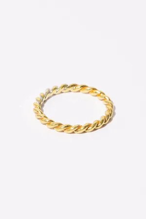 Brass Mini Rope Ring