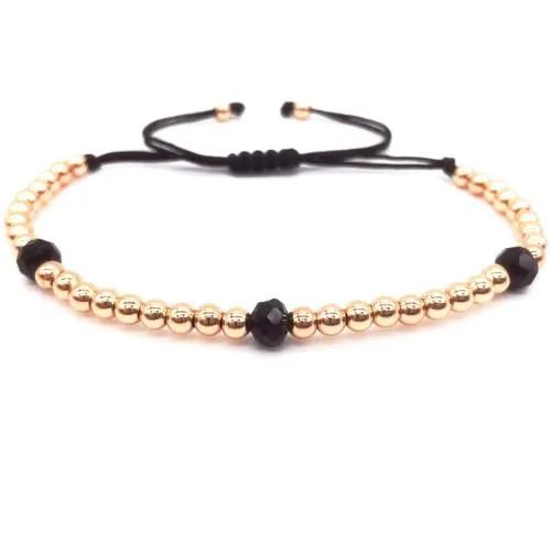 Classy Men Slim Agate Bracelet