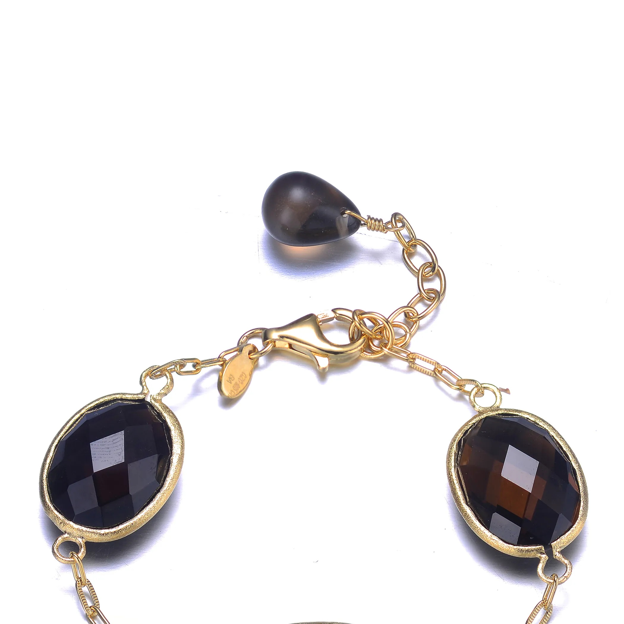 Collette Z Gold Plated Black Cubic Zirconia Bracelet