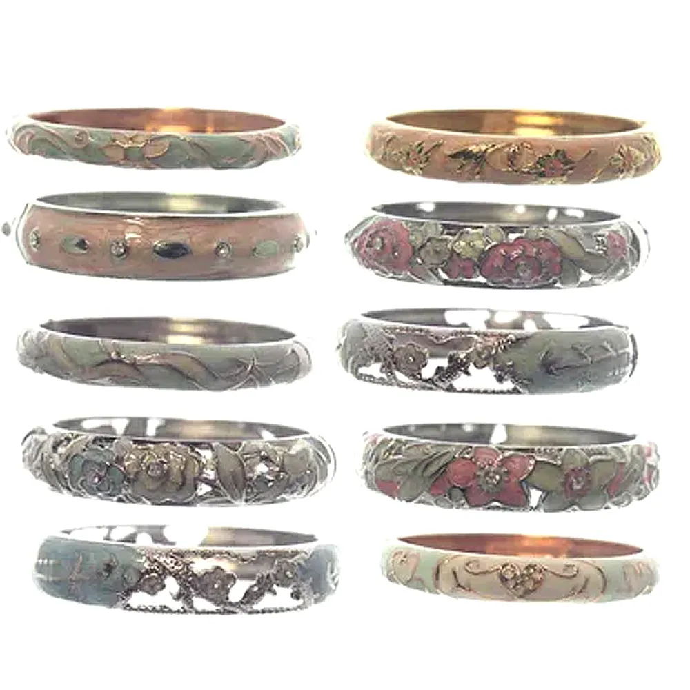 Colored Alloy Bangles