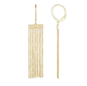 Diamond Chain Earring Dusters