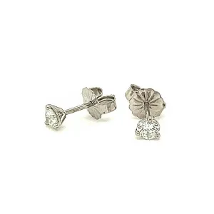 Diamond Stud Earrings, 0.31 Carats Total Weight