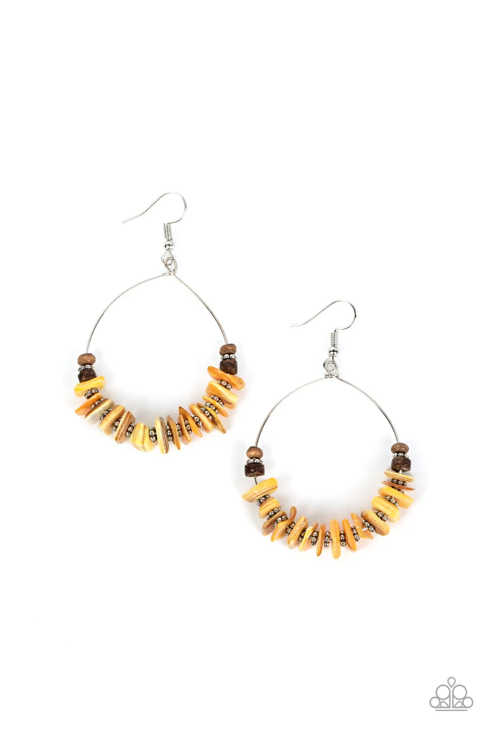 Earrings Hawaiian Kiss - Yellow E2035