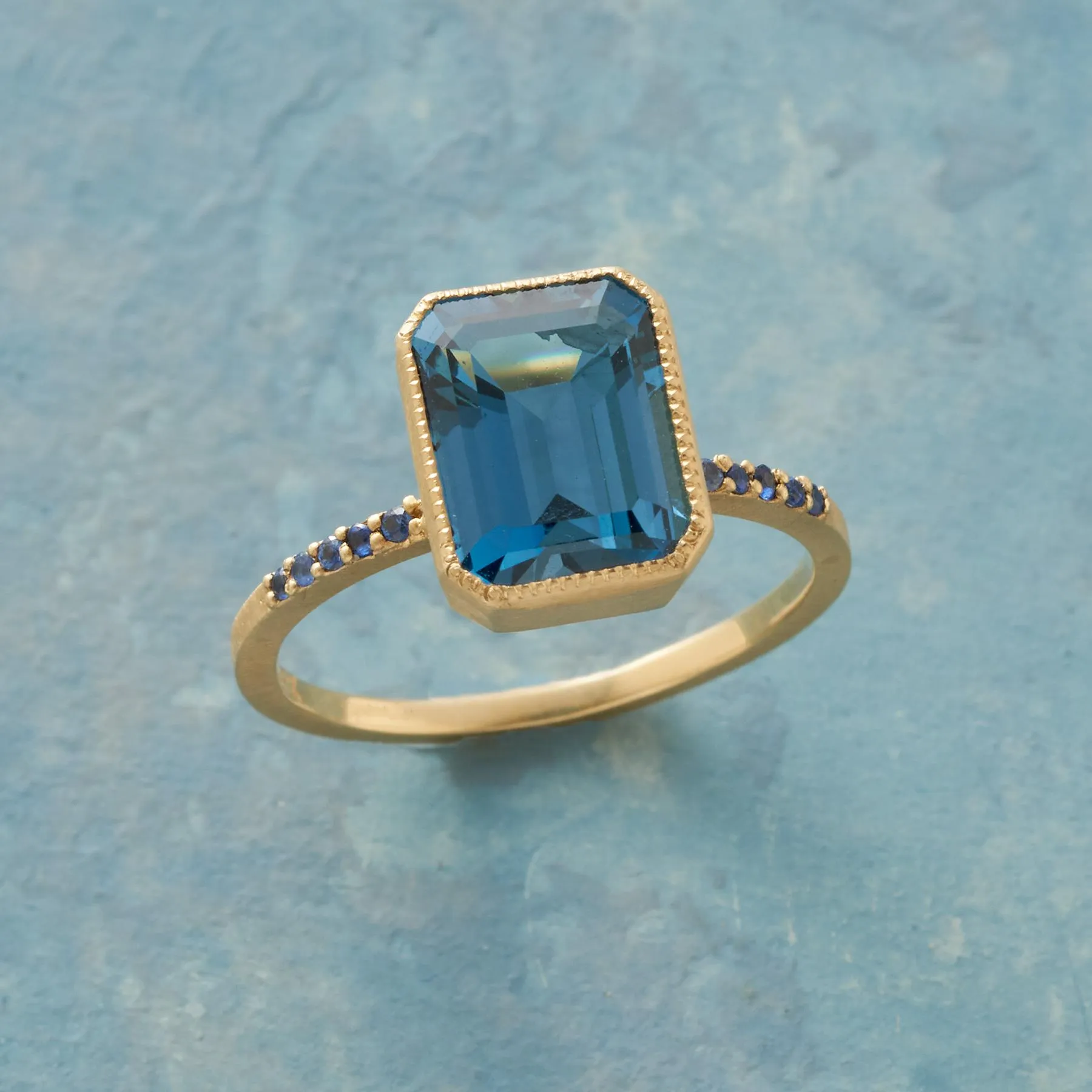 Elegance In Blue Ring