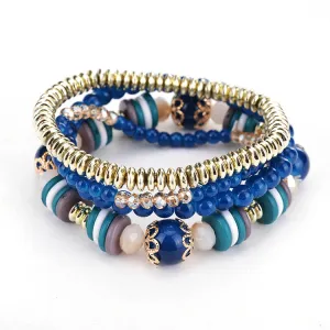 Fashion  Colorful Wild 4 Sets Of Bracelets