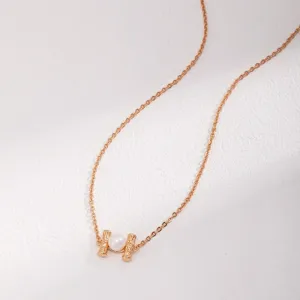 Fiber Twig Gold Vermeil Necklace