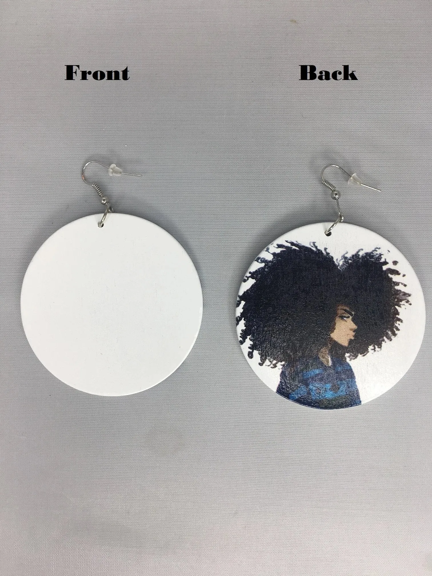 Frieda | Natural hair earrings | Afrocentric earrings | Afro earrings | jewelry | accessories