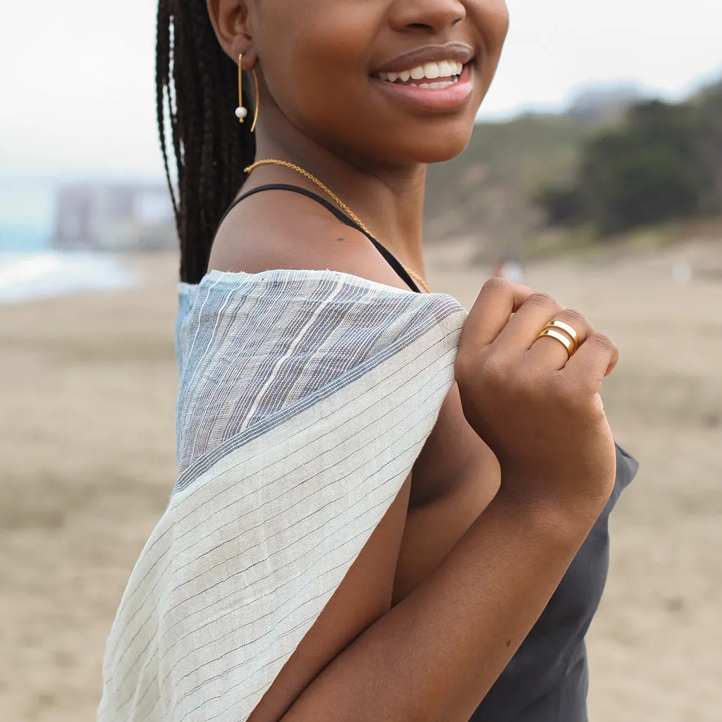 Geo Stripe Bombshell Ring by SLATE   SALT