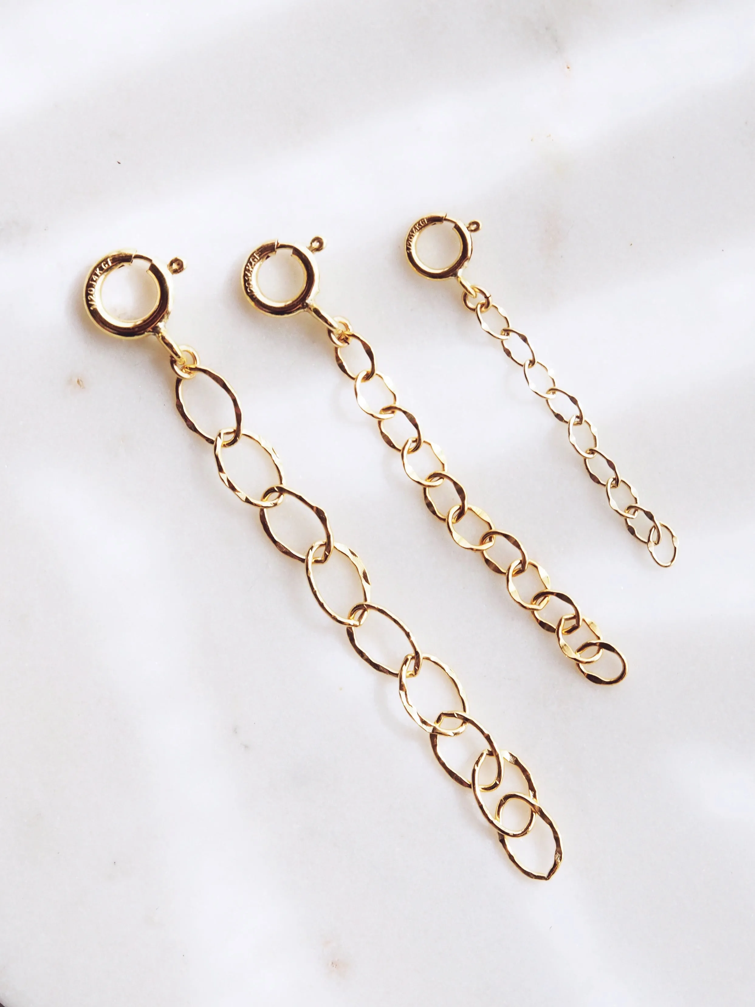 Gold or Silver Extender for Necklaces and Bracelets