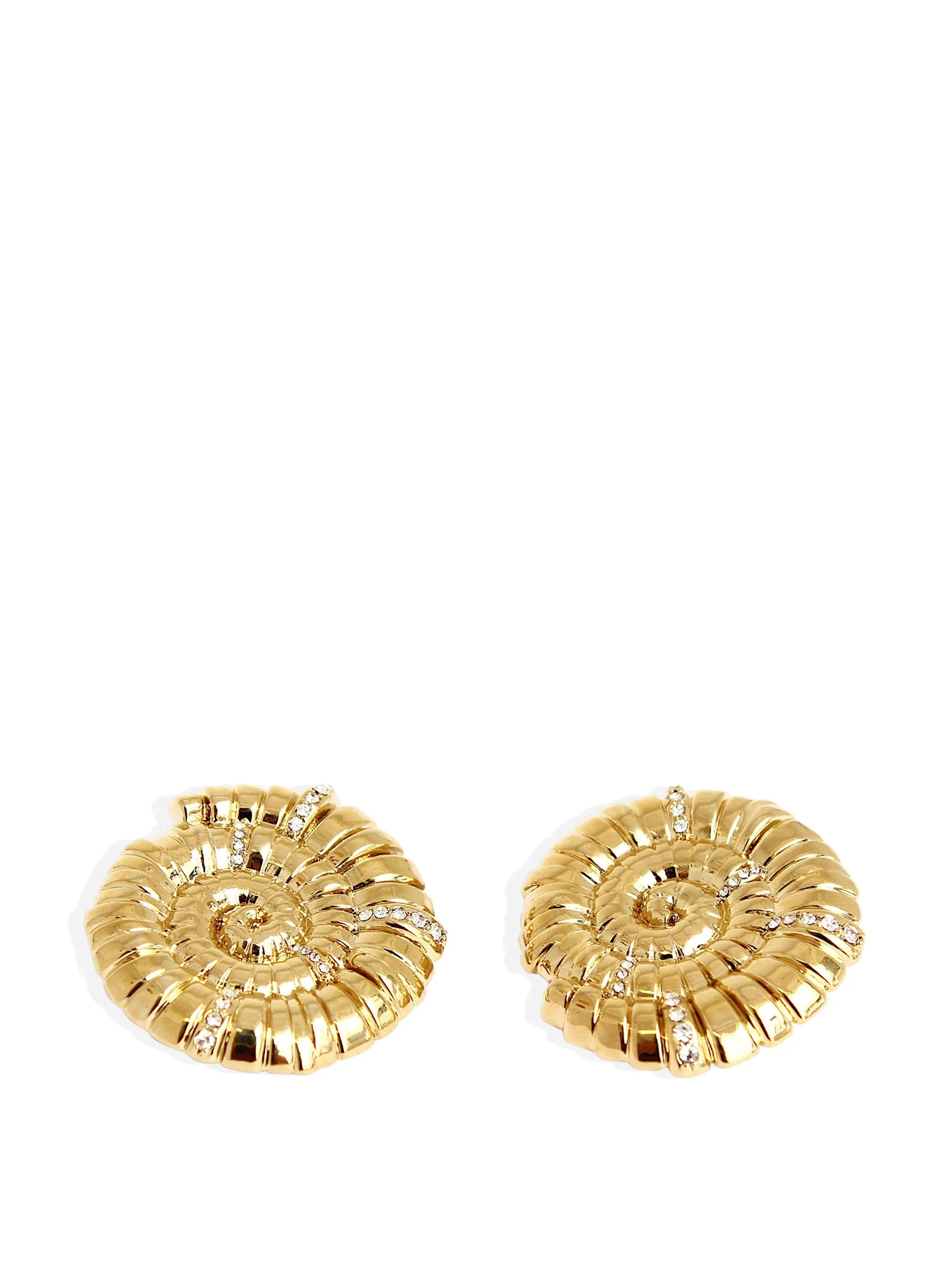 Large gold Galia earrings