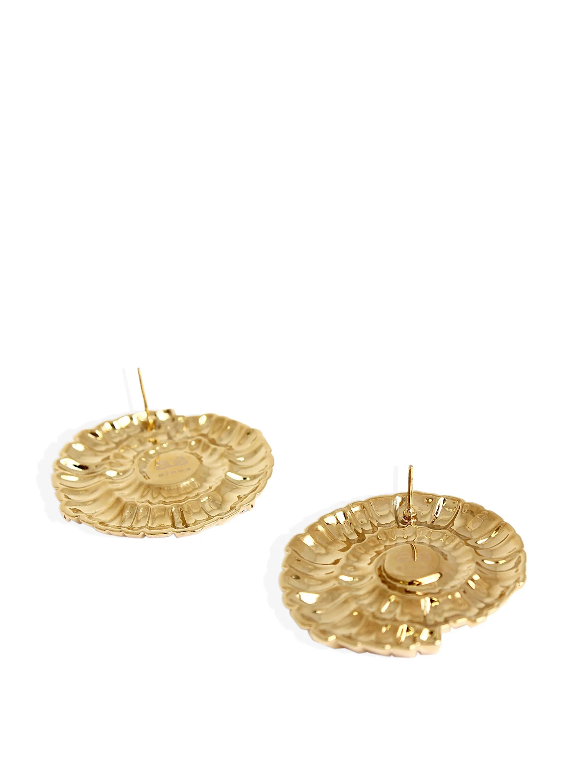 Large gold Galia earrings