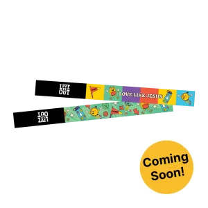 Live It Out VBS Cloth Bracelets (Set of 12) - COMING SOON