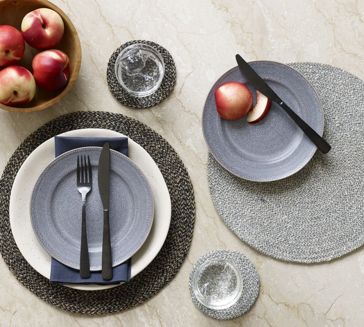 Melia Woven Jute Placemats | Texxture Home