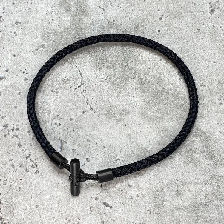 Minimal Bar Bracelet - Rope