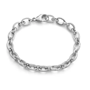 Monica Rich Kosann Audrey Silver Linked Charm Bracelet