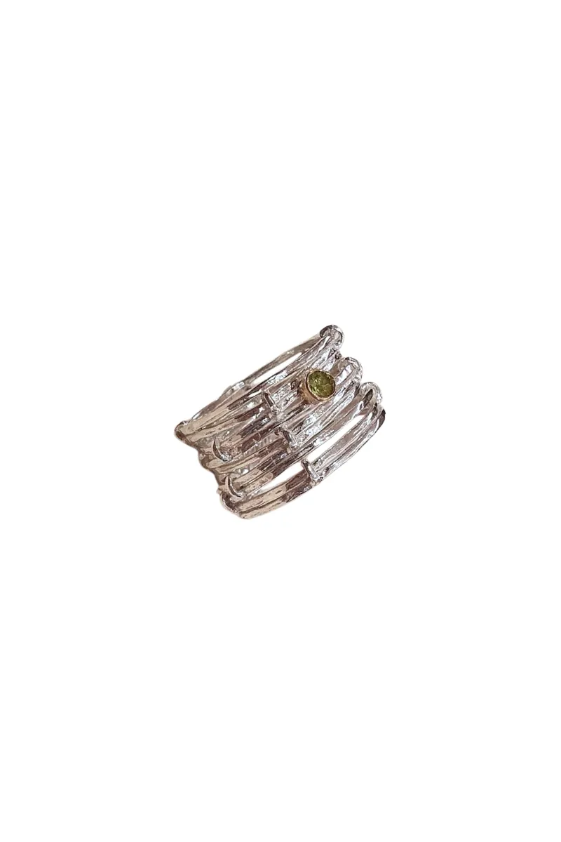 Multi Layer Stone Ring