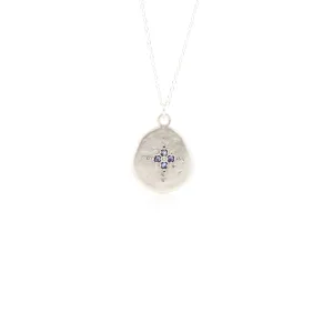 Organic Four Star Pendant with Sapphires