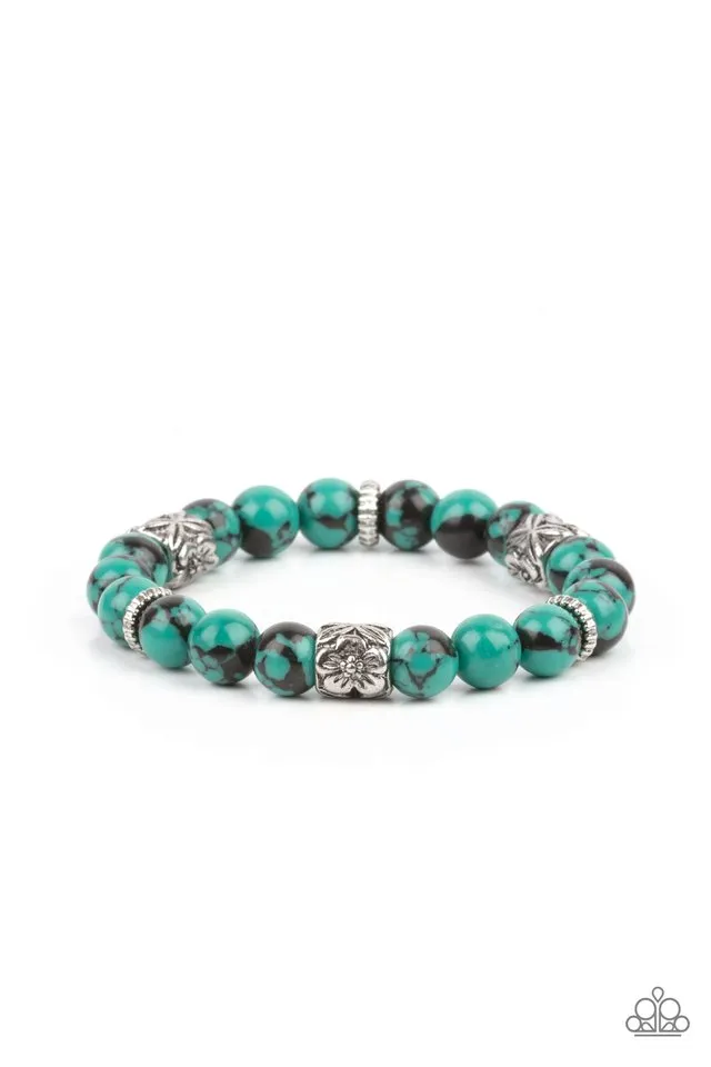 Paparazzi Bracelet ~ Garden Zen - Green