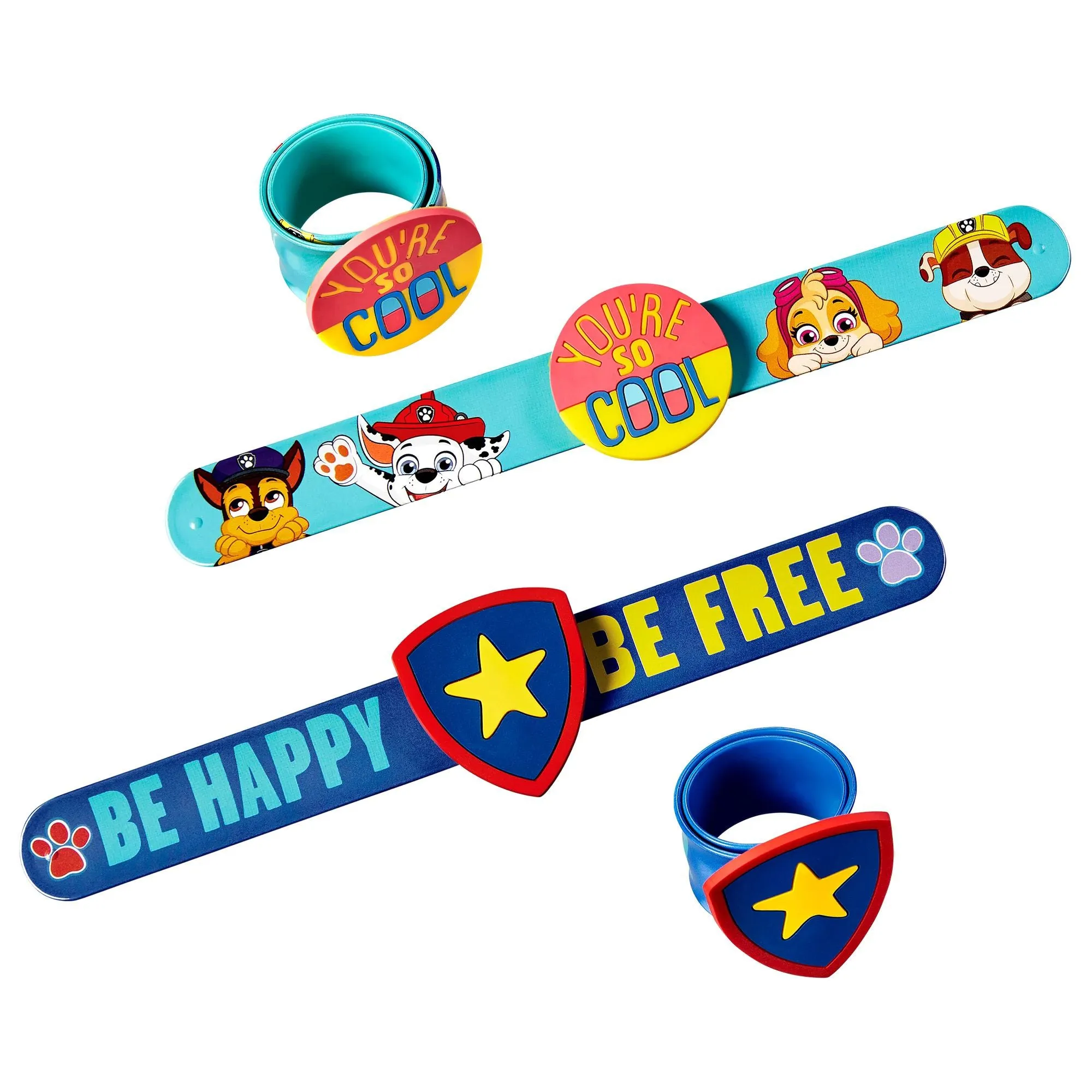 Paw Patrol Slap Bracelet, Assortment, 1 x 9 Inches, 1 Count