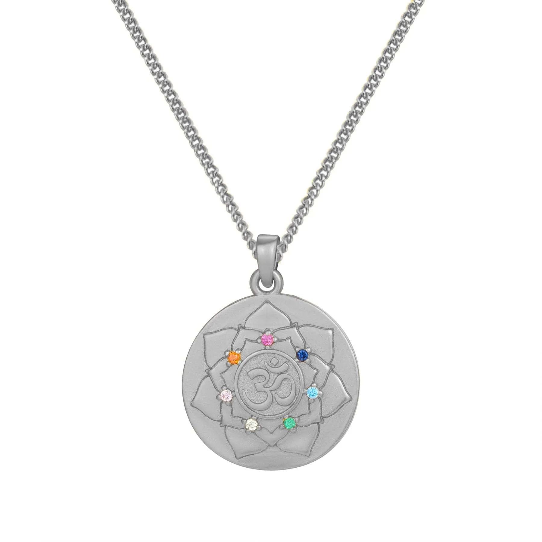 Peace and Positivity Pendant Necklace for Self-Knowledge Sterling Silver