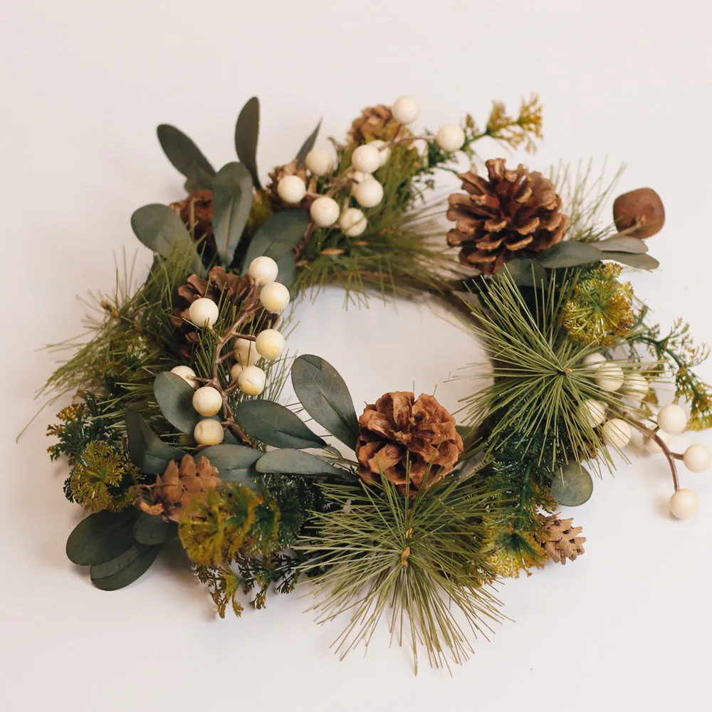 Pearl & Earthy Eucalyptus - Candle Ring