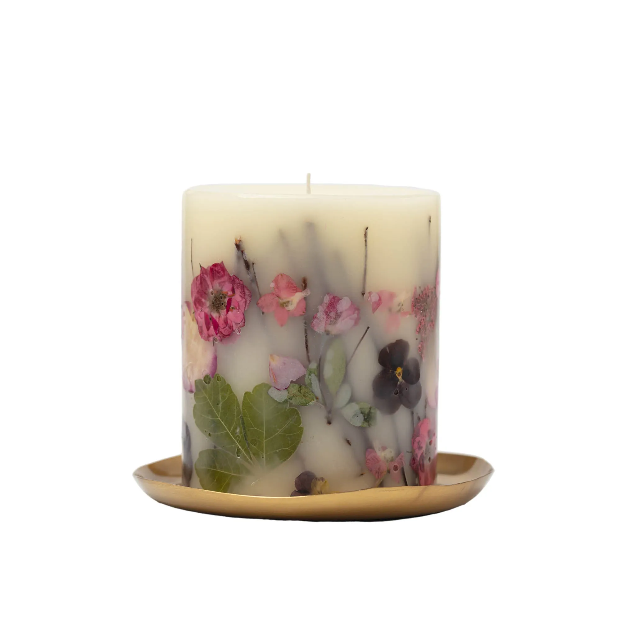 Rachel Parcell   Rosy Rings Peony Small Round Botanical Candle