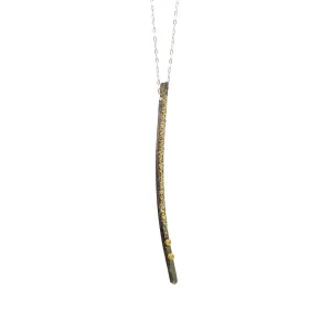 Recycled 18k Gold Slice Necklace by Kate Maller