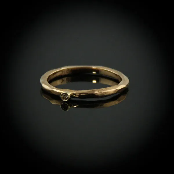 Rogue River Ring with Cognac Diamond