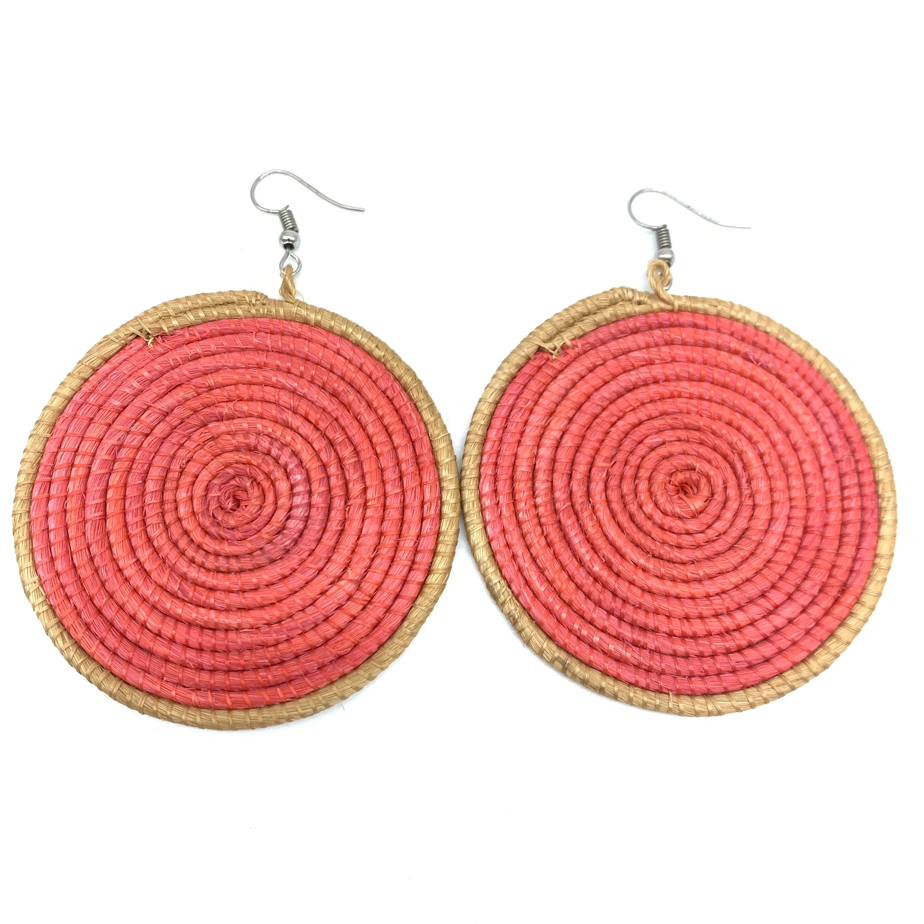 Sisal Earrings-  Light Natural 7