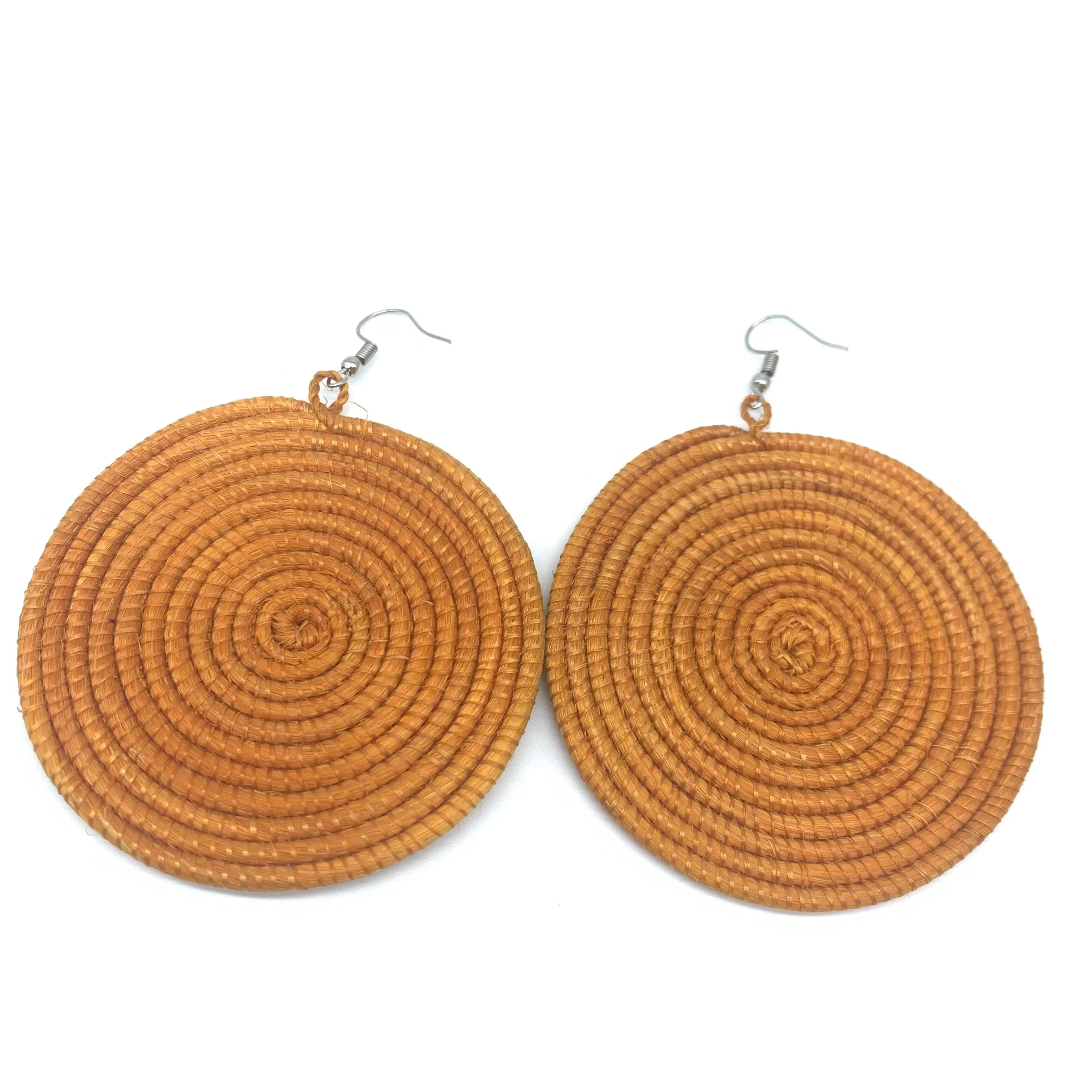 Sisal Earrings- Natural 3