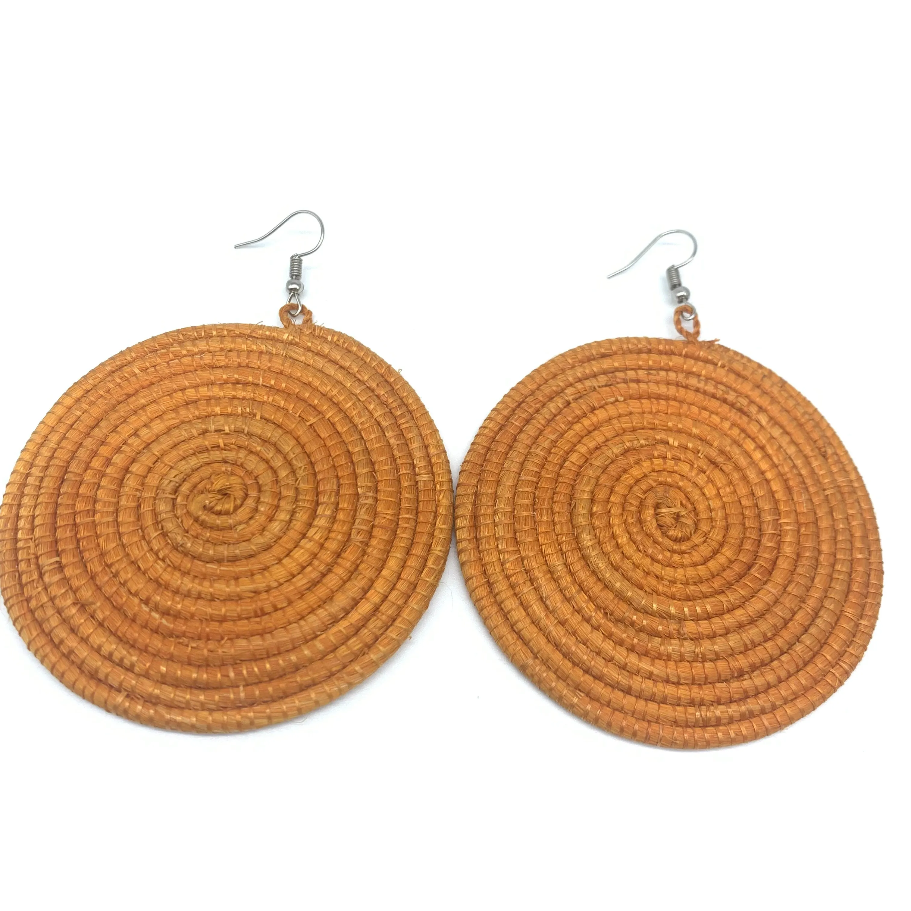 Sisal Earrings- Natural 3