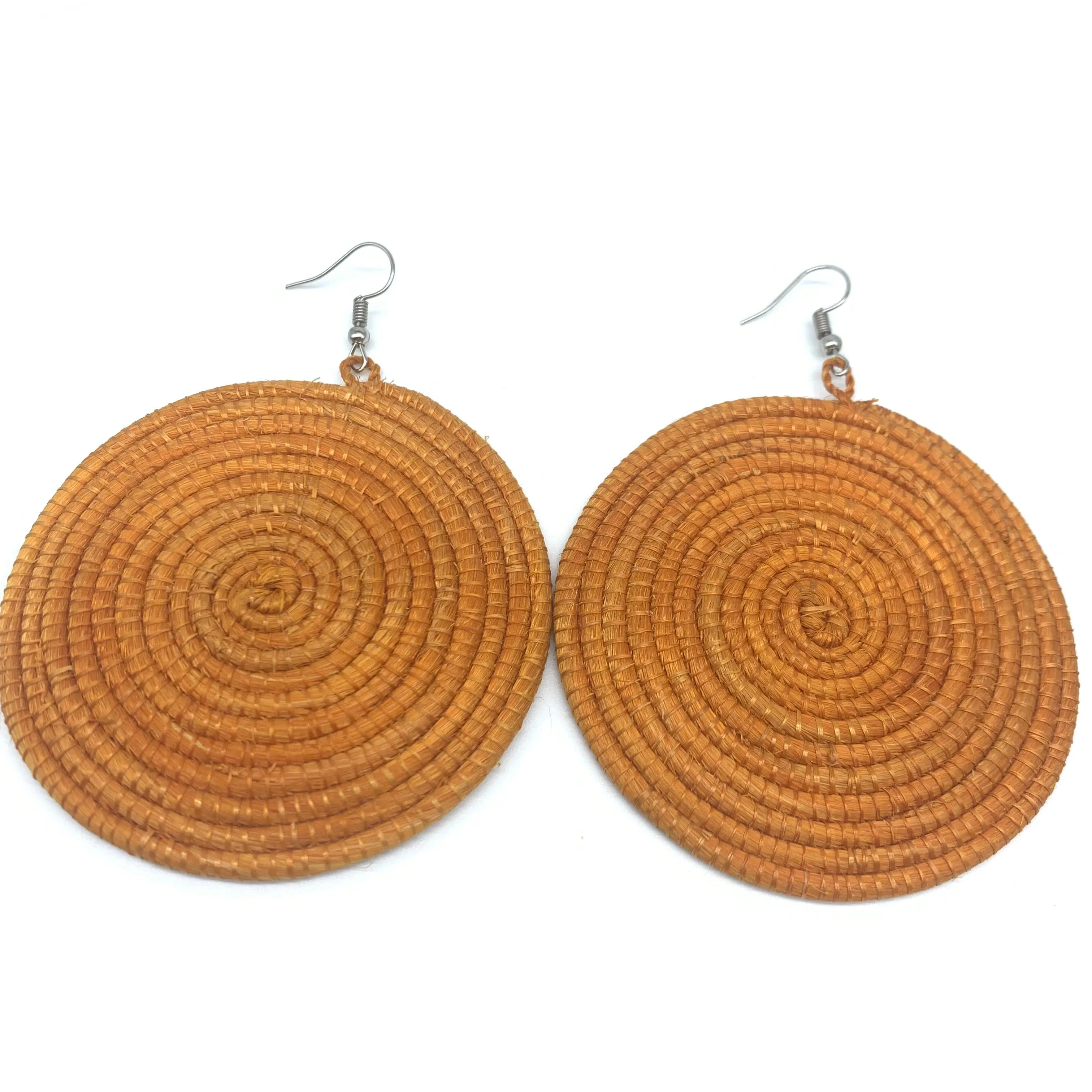 Sisal Earrings- Natural 3