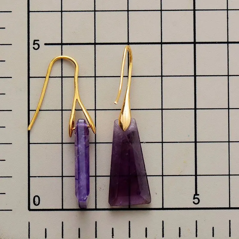 SparkleAmethyst Earrings