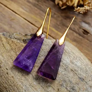 SparkleAmethyst Earrings