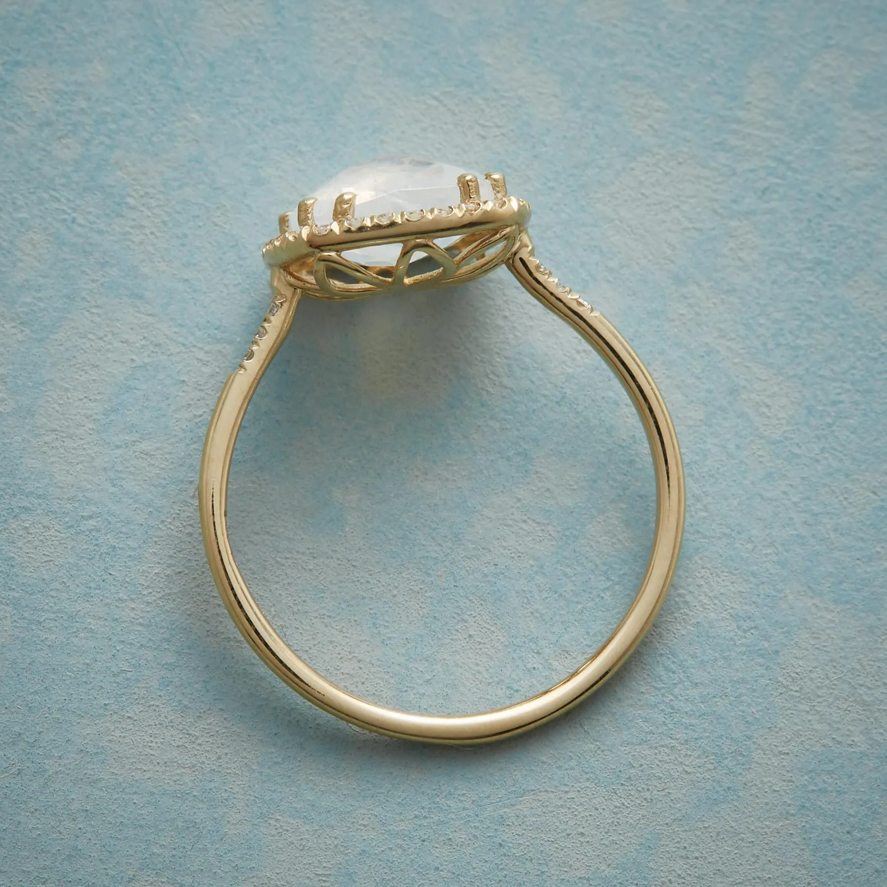 Sparkling Moonstone Ring