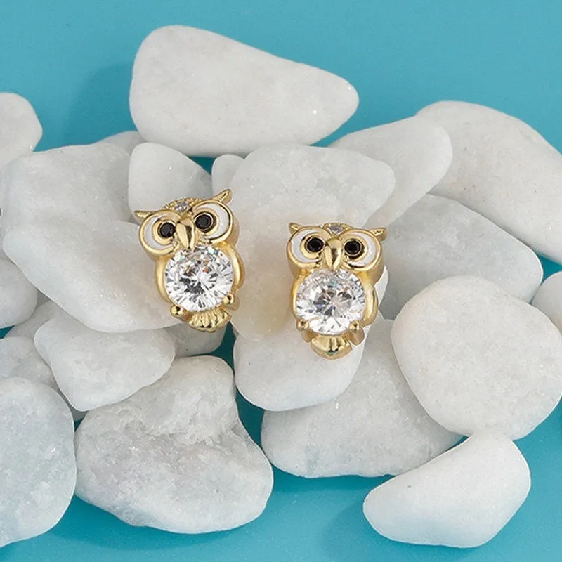 Tiny owl Earrings