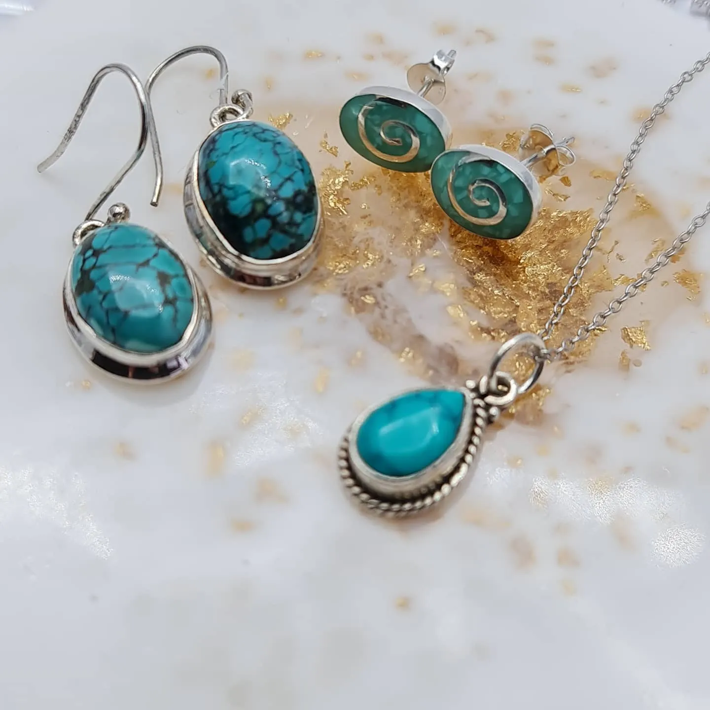 Turquoise Stone earring drops