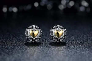 Unique Open Heart™ Stud Earrings