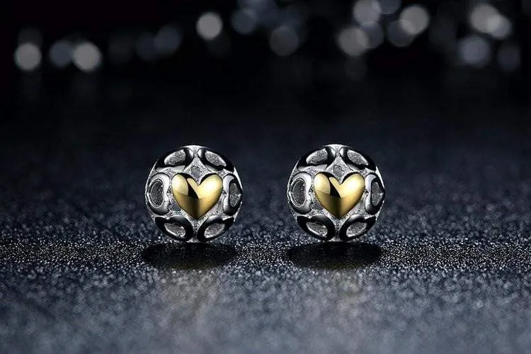 Unique Open Heart™ Stud Earrings