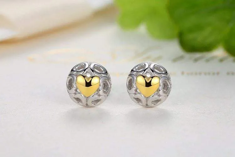 Unique Open Heart™ Stud Earrings