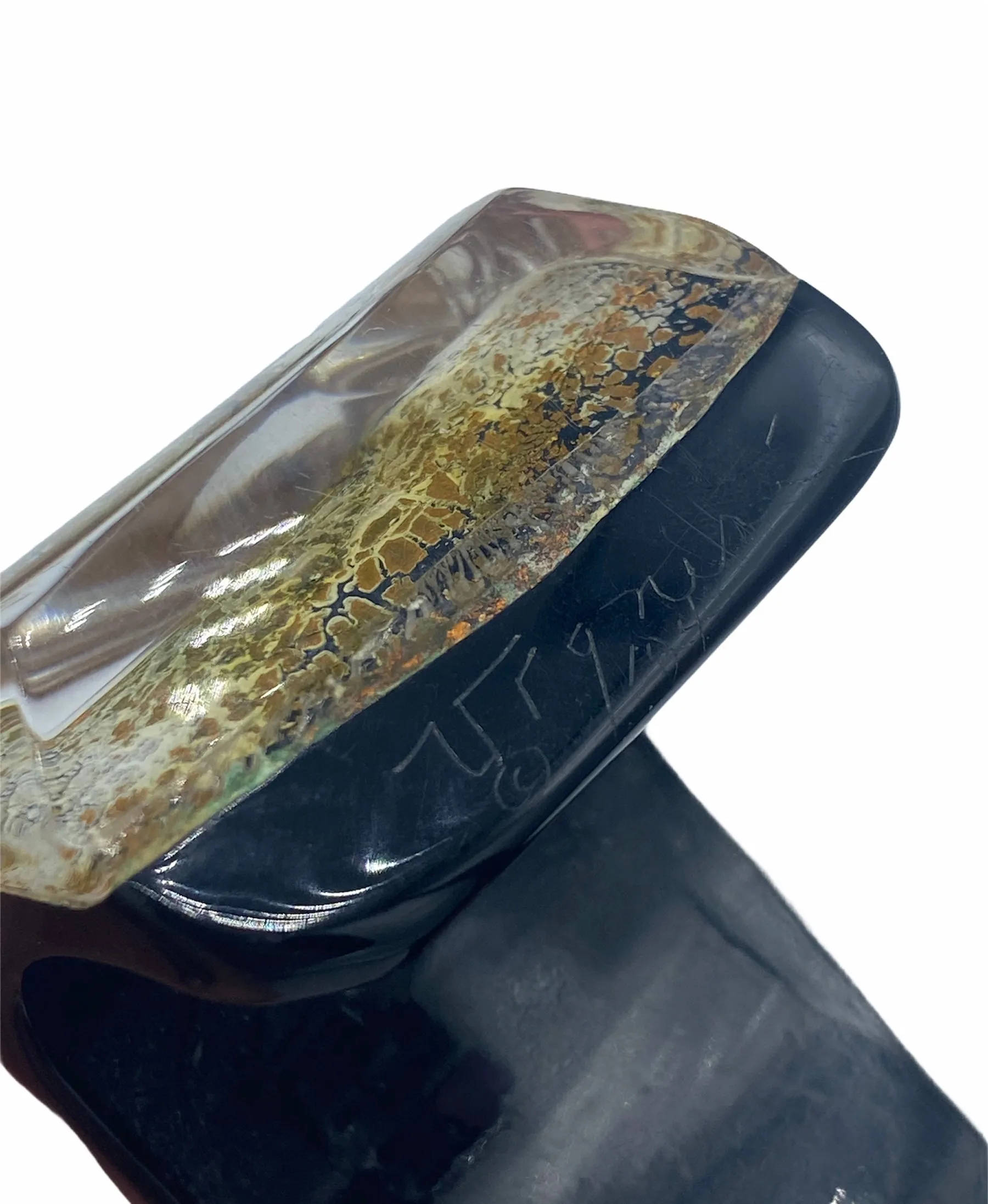 Vigneri 1980s Lucite and Resin Chunky Bangle