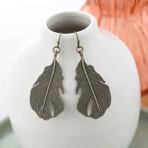 Vintage Feather Earrings